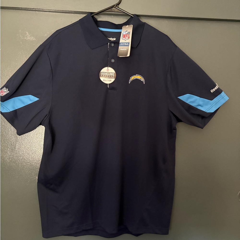 Reebok Blue Polo Shirt with Classic Design